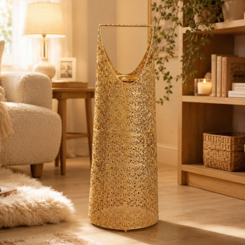 In Home Fragrance Products - เตาเผากำยานตะวันออกกลาง งานเหล็กฉลุลายแบบตั้งพื้น เตาเผากำยานแบบอาหรับ ผลิตภัณฑ์เครื่องหอมสำหรับบ้านและโบสถ์สุดหรู