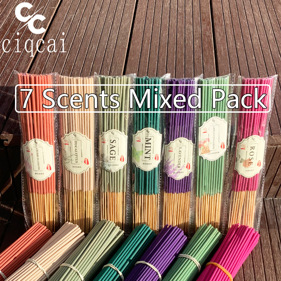 Home Fragrance Eucalyptus - 【ชุดธูปหอม 7 กลิ่นขายดีที่สุด】ชุดธูปหอมพรีเมียมขนาด 22 ซม. ประกอบด้วย