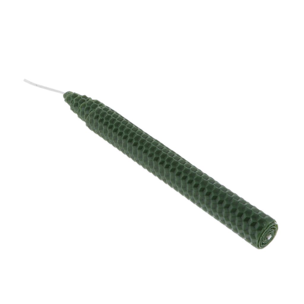 Beeswax Taper Candle - เทียนขี้ผึ้งธรรมชาติทำมือ ไร้หยดน้ำ สำหรับตกแต่งบ้านและงานเฉลิมฉลอง