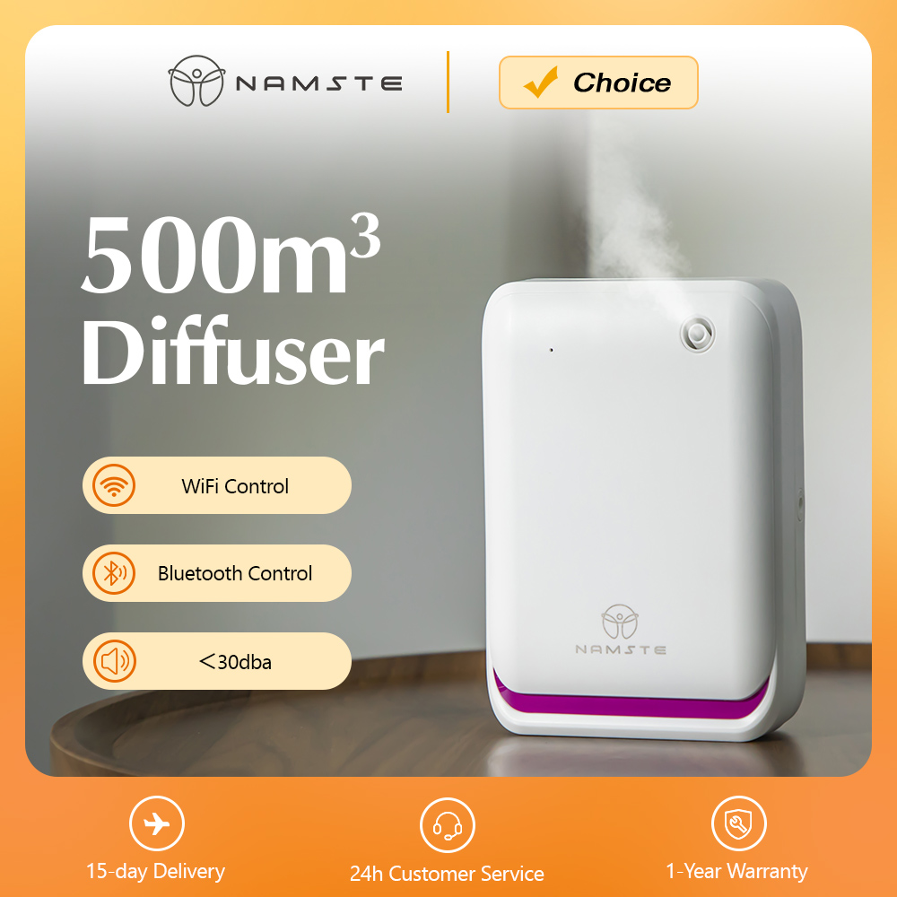 Home Fragrance Ideas - เครื่องกระจายกลิ่นอโรมา NAMSTE ขนาดใหญ่ 500 ลูกบาศก์เมตร ควบคุมอัจฉริยะ