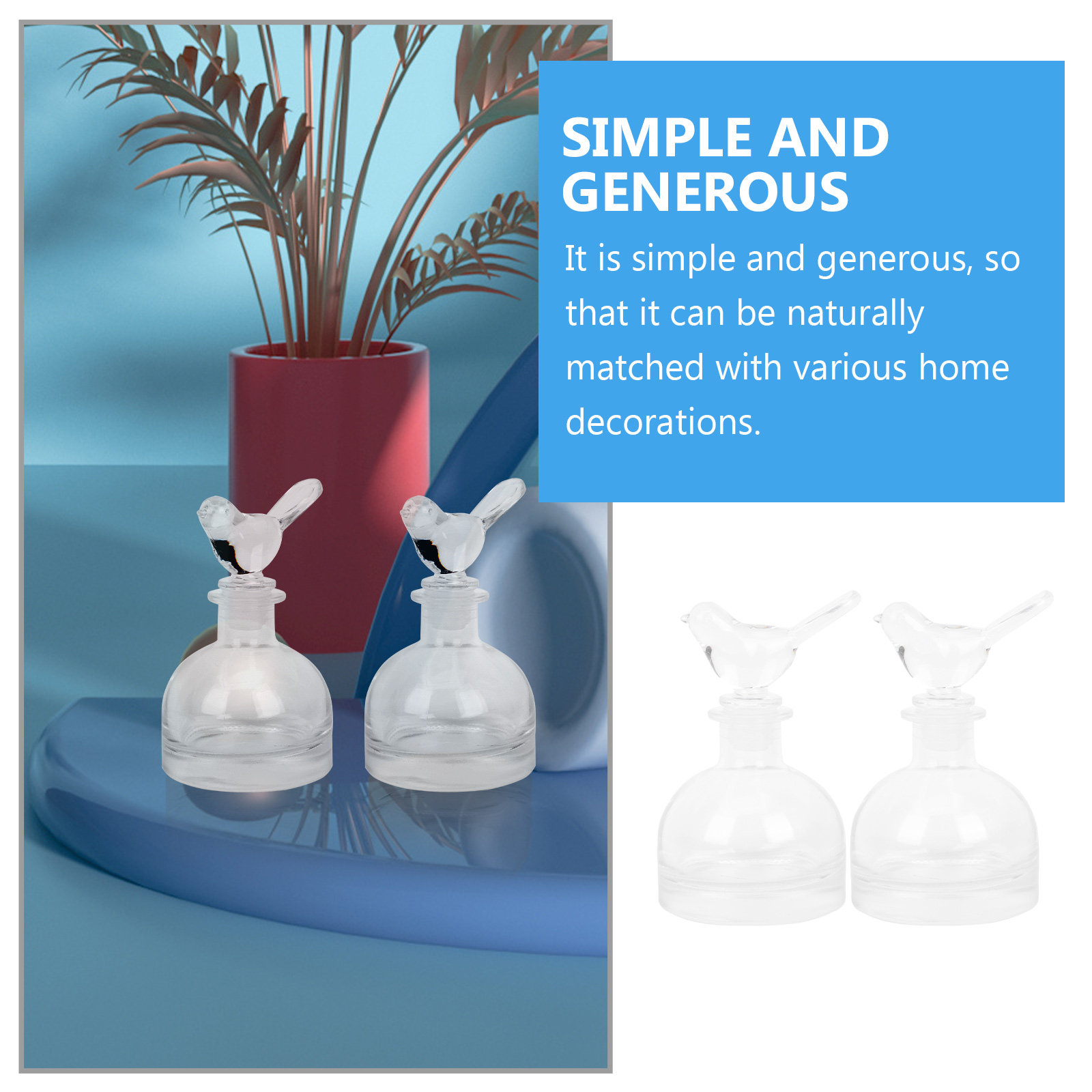 2 ชิ้นขวดน้ำหอมแก้วพรีเมี่ยมใส - Fragrance In Home บทวิจารณ์และราคา