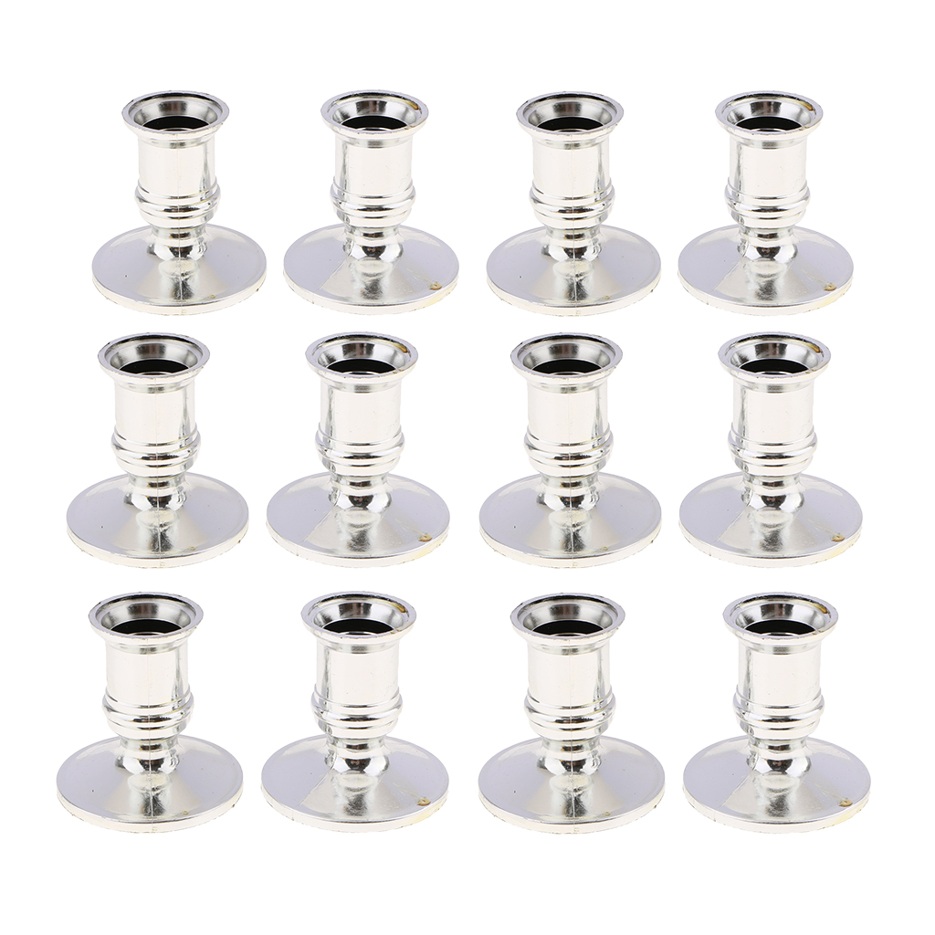 12Pcs พลาสติก Chamberstick เรี - Beeswax Taper Candle บทวิจารณ์และราคา