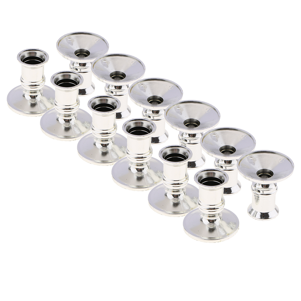 12Pcs พลาสติก Chamberstick เรี - Beeswax Taper Candle บทวิจารณ์และราคา