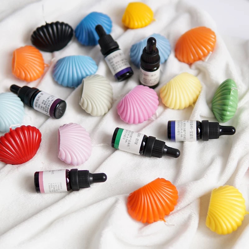 สีผสมเทียนชนิดน้ำ 10 มล. ความเ - Beeswax Taper Candle บทวิจารณ์และราคา