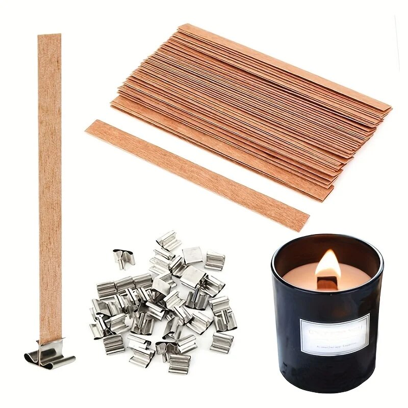 30pcs คุณภาพสูงไม้เทียน Wick พ - Beeswax Taper Candle บทวิจารณ์และราคา