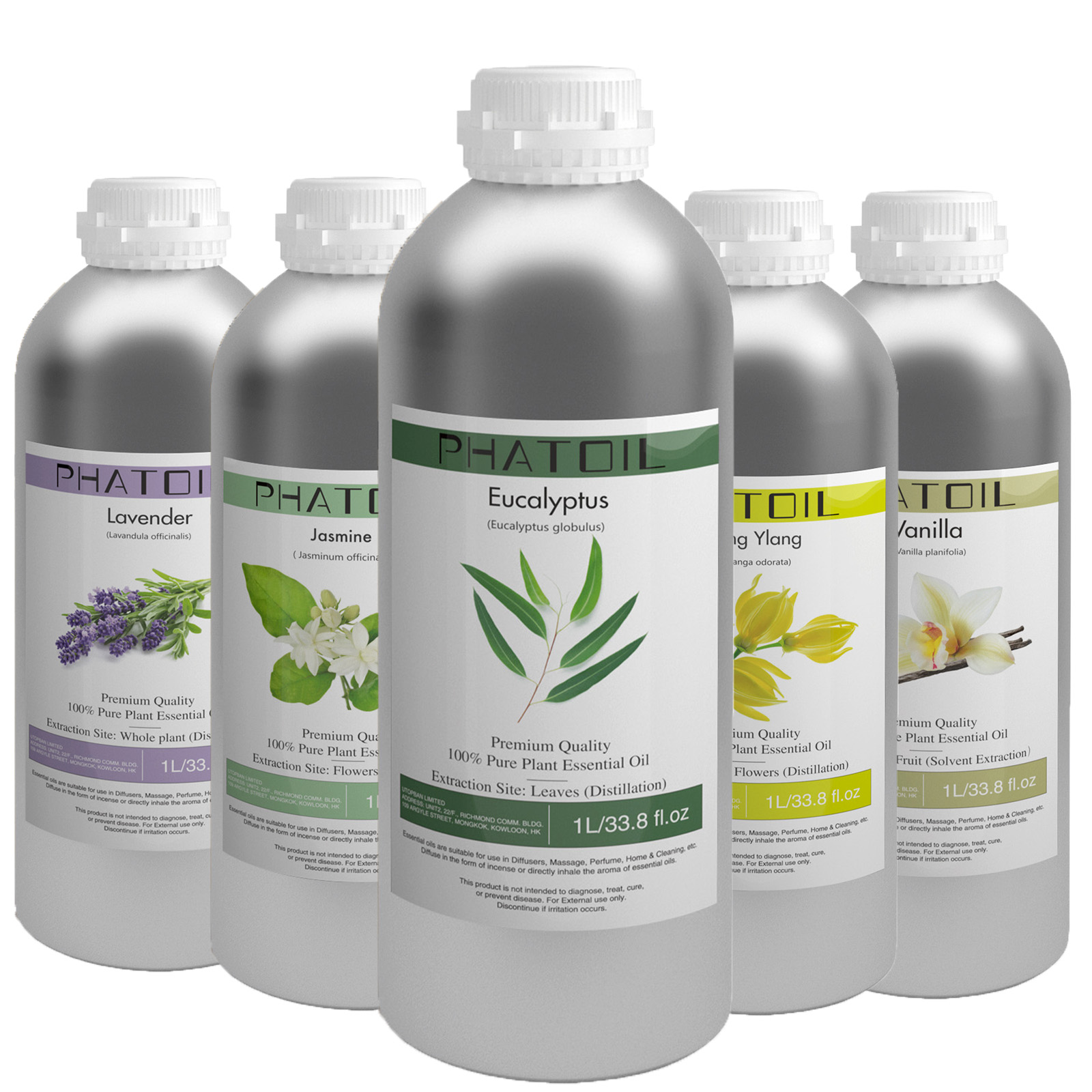 PHATOIL 1000ml น้ํามันหอมระเหย - Home Fragrance Eucalyptus บทวิจารณ์และราคา