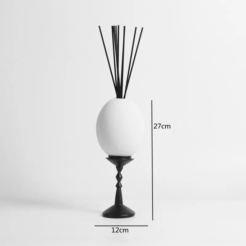 เซรามิกสีขาวเรียบง่าย รูปทรงไข - In Home Fragrance Products บทวิจารณ์และราคา